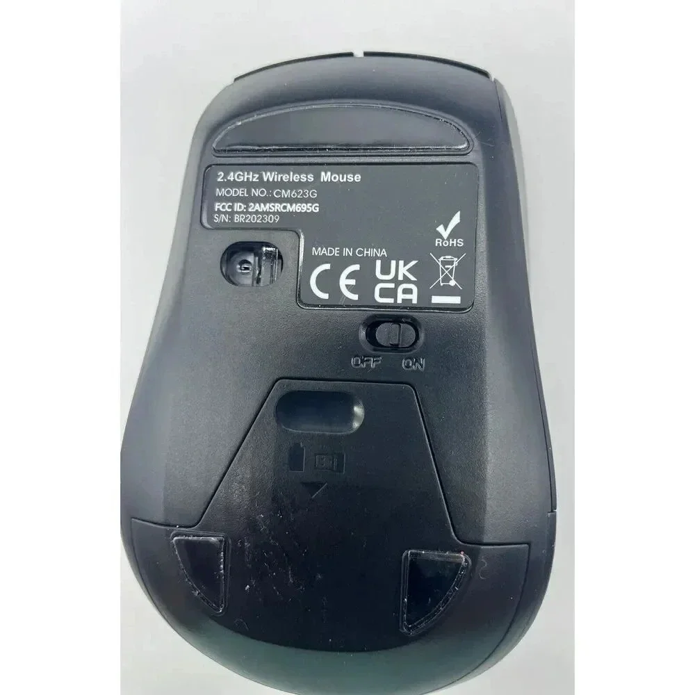 Earlylit 2.4 G USB Full Size‎ Ergonomic Wireless Keyboard Mouse Combo Black